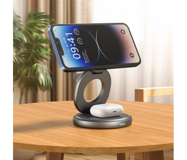 SILVER MONKEY MagCharger 3in1 foldable travel charging station B - 1222059 - zdjęcie 7